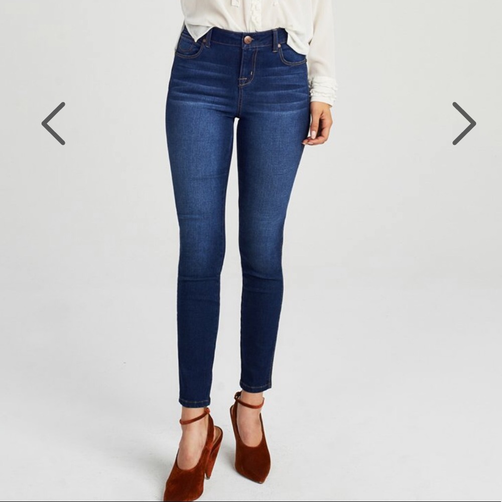 Denim skinny jeans